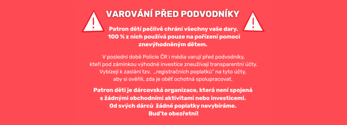 Varování před novým typem podvodů – zneužívání transparentních účtů