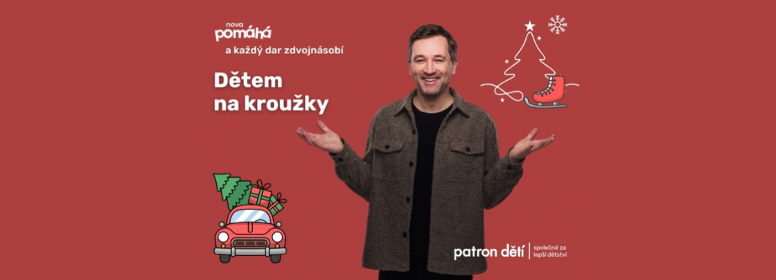 Dětem na kroužky: Patron dětí, TV Nova a Ondřej Sokol vyzývají k pomoci