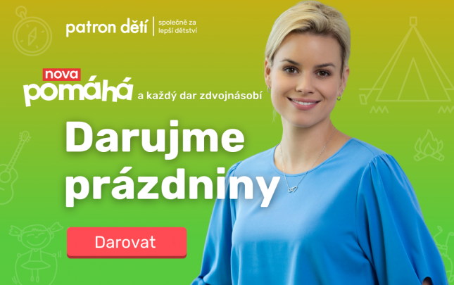 Patron dětí a TV Nova pomáhaly dětem prožít nezapomenutelné léto