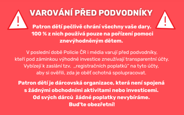 Varování před novým typem podvodů – zneužívání transparentních účtů